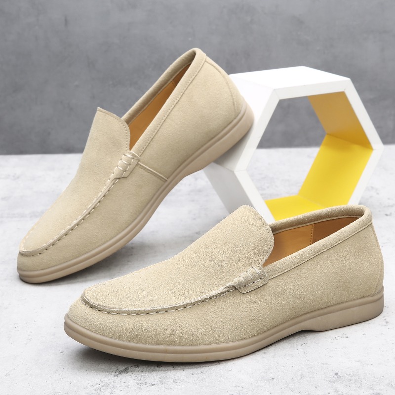 Men Shoes Essentials - 편안한 에센셜 남성용 통기성 스웨이드 느낌