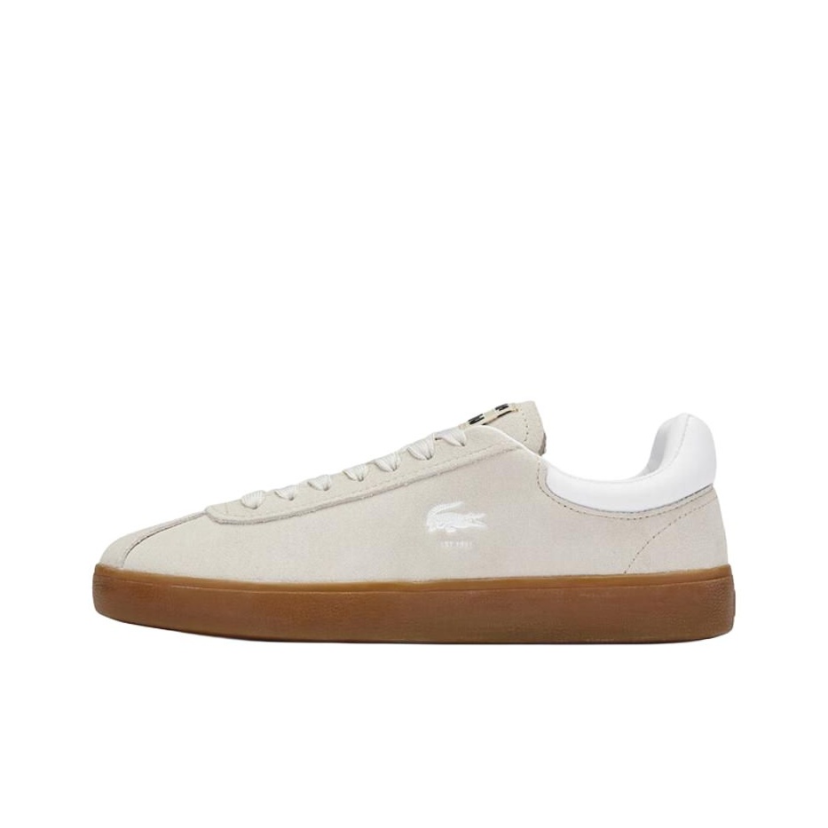 Men Shoes Lacoste - LACOSTE 로우탑 스케이트보드 슈즈 여성용 베이지