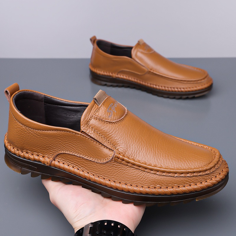 Men'S Shoes Size 42 In Us - 남성용 천연 가죽 신발 2026 봄
