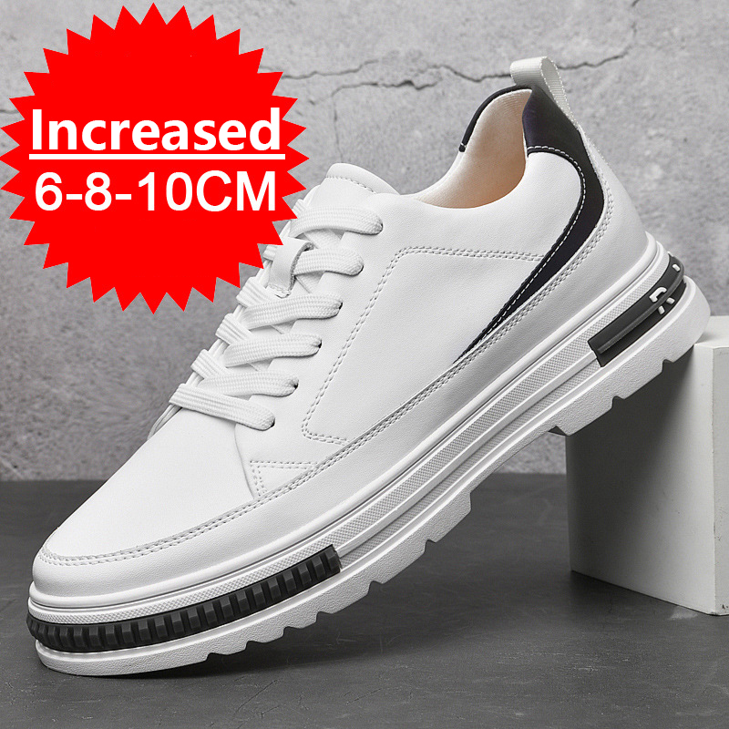 Men Shoes H&M - 새로운 남성 키높이 신발 8cm 10cm