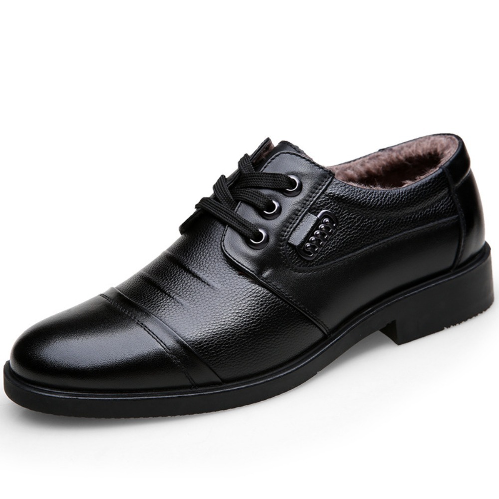 Men'S Shoes Size 42 In Us - 가을/겨울 남성용 천연 가죽 신발, 따뜻한