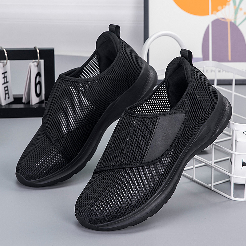 Men Shoes Velcro - YUYIN 남성용 여름 통기성 메쉬 스포츠