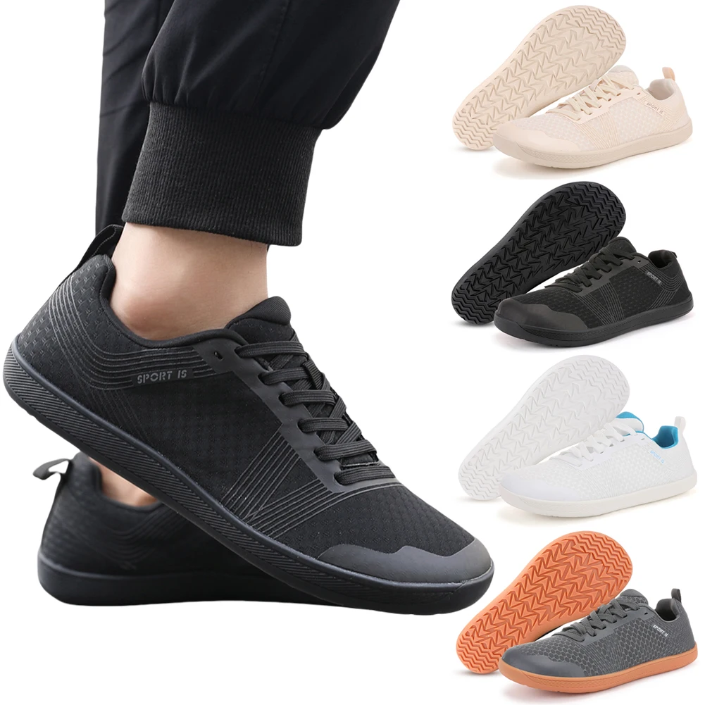Men'S Shoes Wide Width - 미니멀리스트 맨발 신발, 크로스 트레이너 신발,