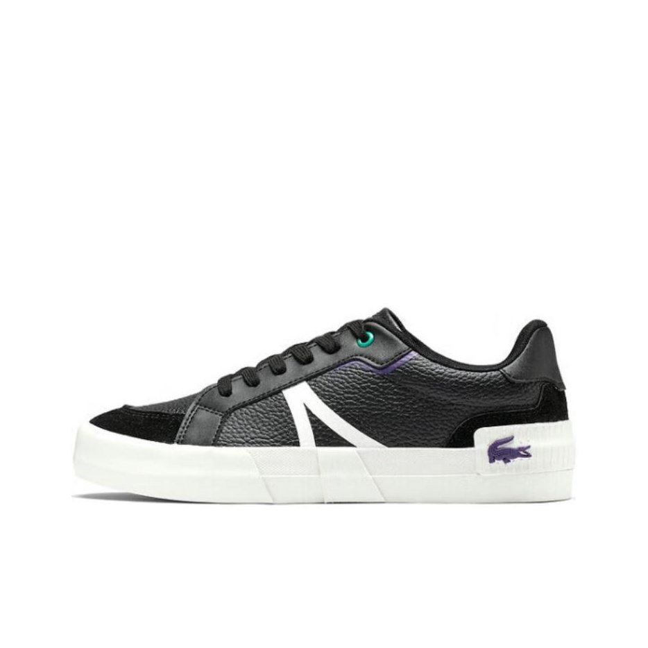 Men Shoes Lacoste - LACOSTE 카우 스플릿 가죽 로우탑 스케이트보드
