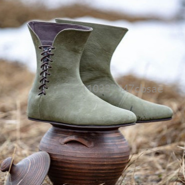 Men'S Shoes Louis Vuitton - 남성용 레트로 중세 PU 가죽 신발