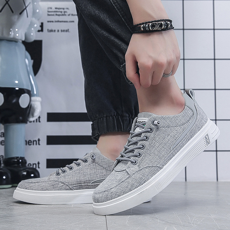 남성용 리넨 캔버스 캐주얼 스니커즈 새로운 통기성 남성 - Men Shoes Essentials 리뷰 및 가격