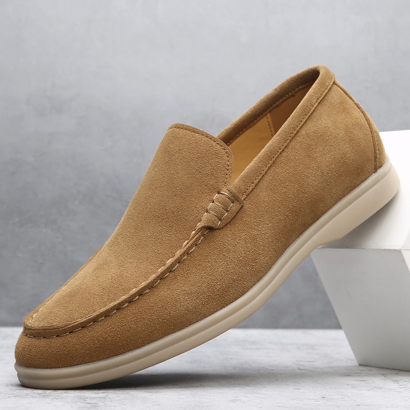 편안한 에센셜 남성용 통기성 스웨이드 느낌 로퍼 가볍고 - Men Shoes Essentials 리뷰 및 가격