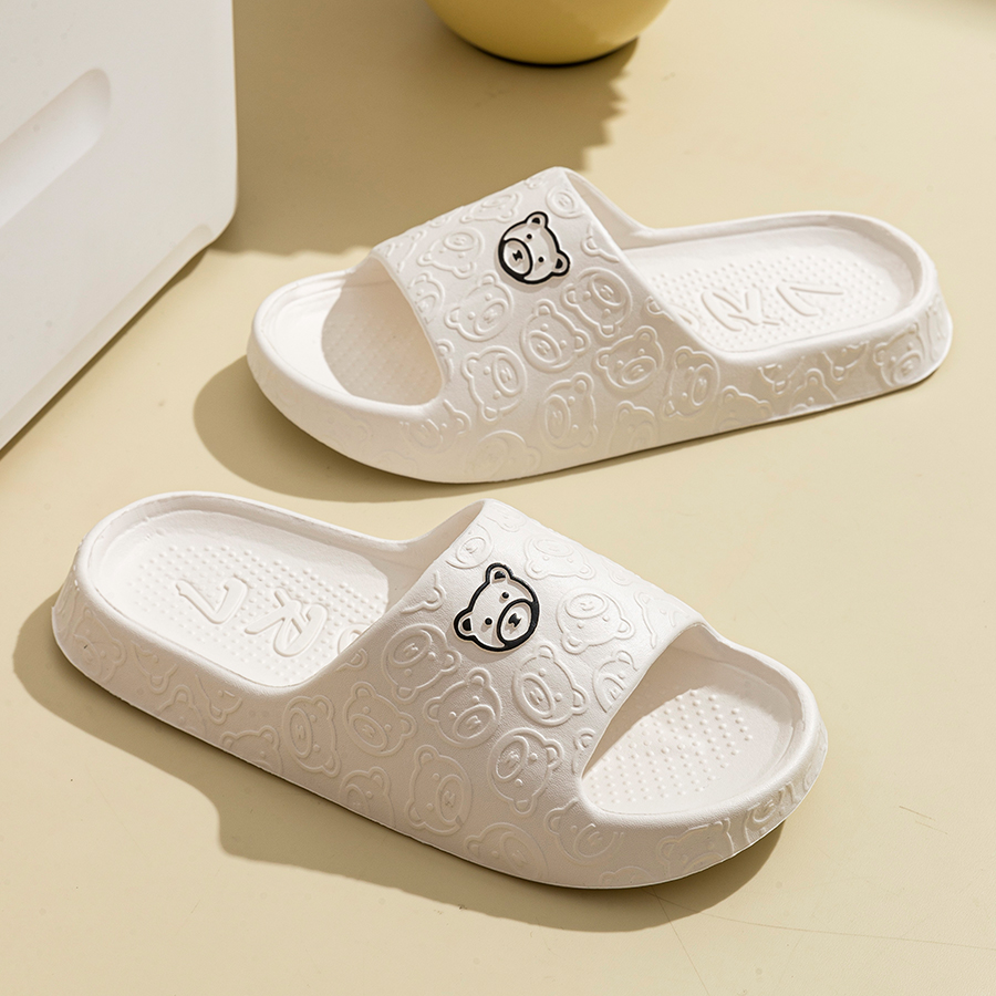 귀여운 곰 여성 슬리퍼 여름 실내 부드러운 만화 샌들  - Men'S Shoes Non Slip 리뷰 및 가격