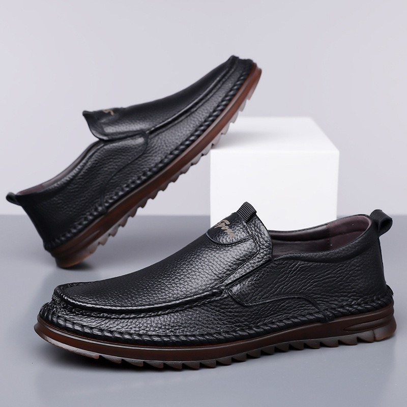 남성용 천연 가죽 신발 2026 봄 부드러운 밑창 미끄 - Men'S Shoes Size 42 In Us 리뷰 및 가격