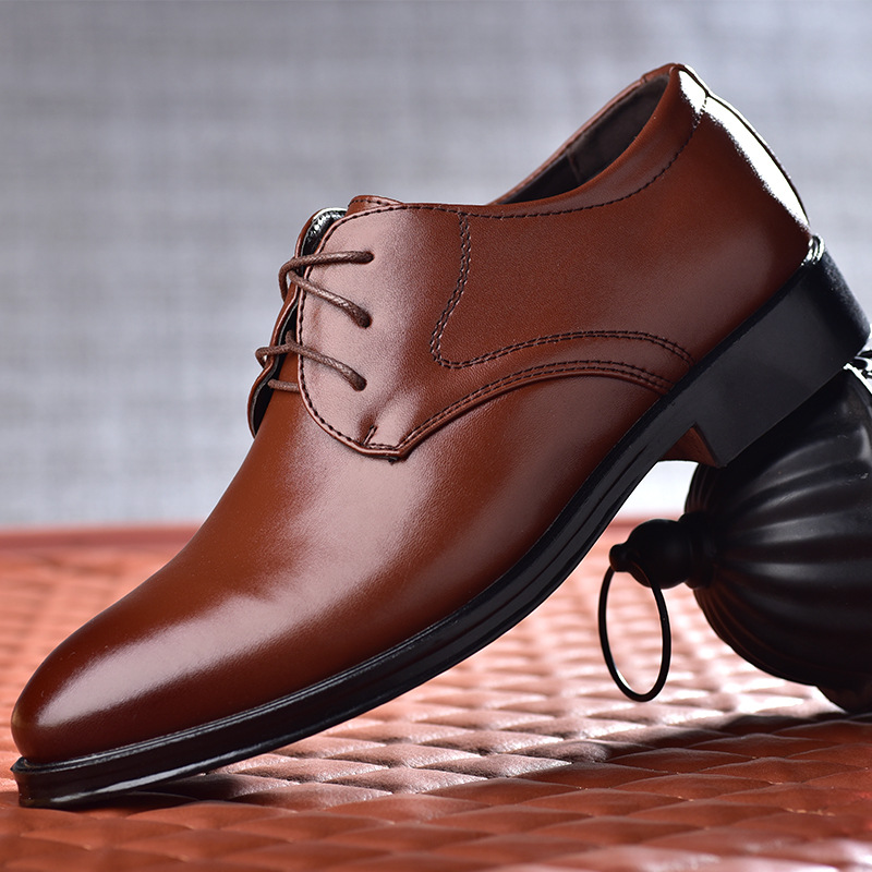 남성용 원피스 가죽 레이스업 더비 슈즈, 웨딩 슈즈,  - Men Shoes Outlet 리뷰 및 가격
