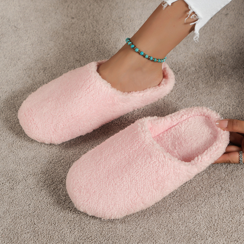 심플한 단색, 앞이 막힌 남녀공용 실내용 무소음 면 슬 - Men'S Shoes Non Slip 리뷰 및 가격