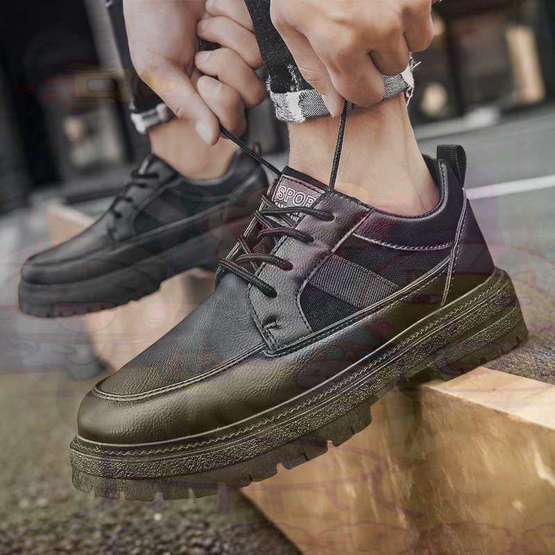 어두운 천연 가죽 패션 트레이너 테니스 남성 운동화 패 - Men Shoes Eu To Us 리뷰 및 가격