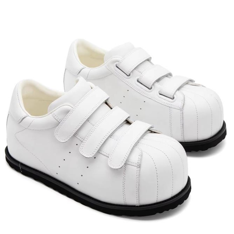 남성용 풀 가죽 쉘토 스케이트 슈즈, 키높이 및 플랫폼 - Men Shoes Velcro 리뷰 및 가격