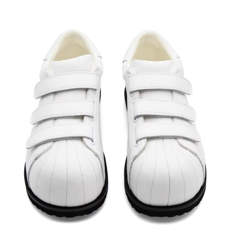남성용 풀 가죽 쉘토 스케이트 슈즈, 키높이 및 플랫폼 - Men Shoes Velcro 리뷰 및 가격
