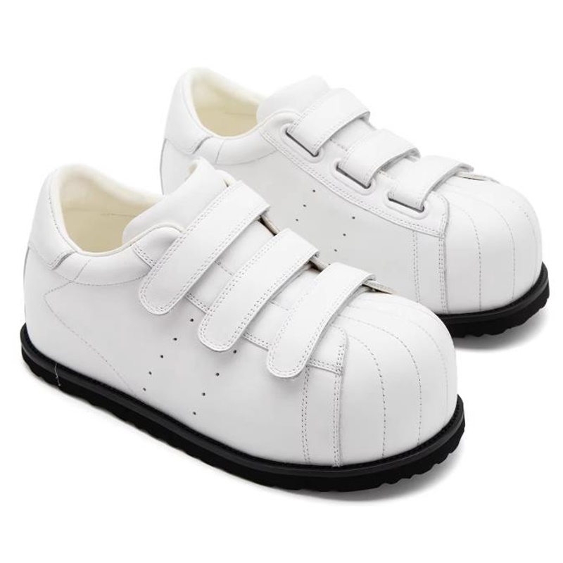 남성용 풀 가죽 쉘토 스케이트 슈즈, 키높이 및 플랫폼 - Men Shoes Velcro 리뷰 및 가격