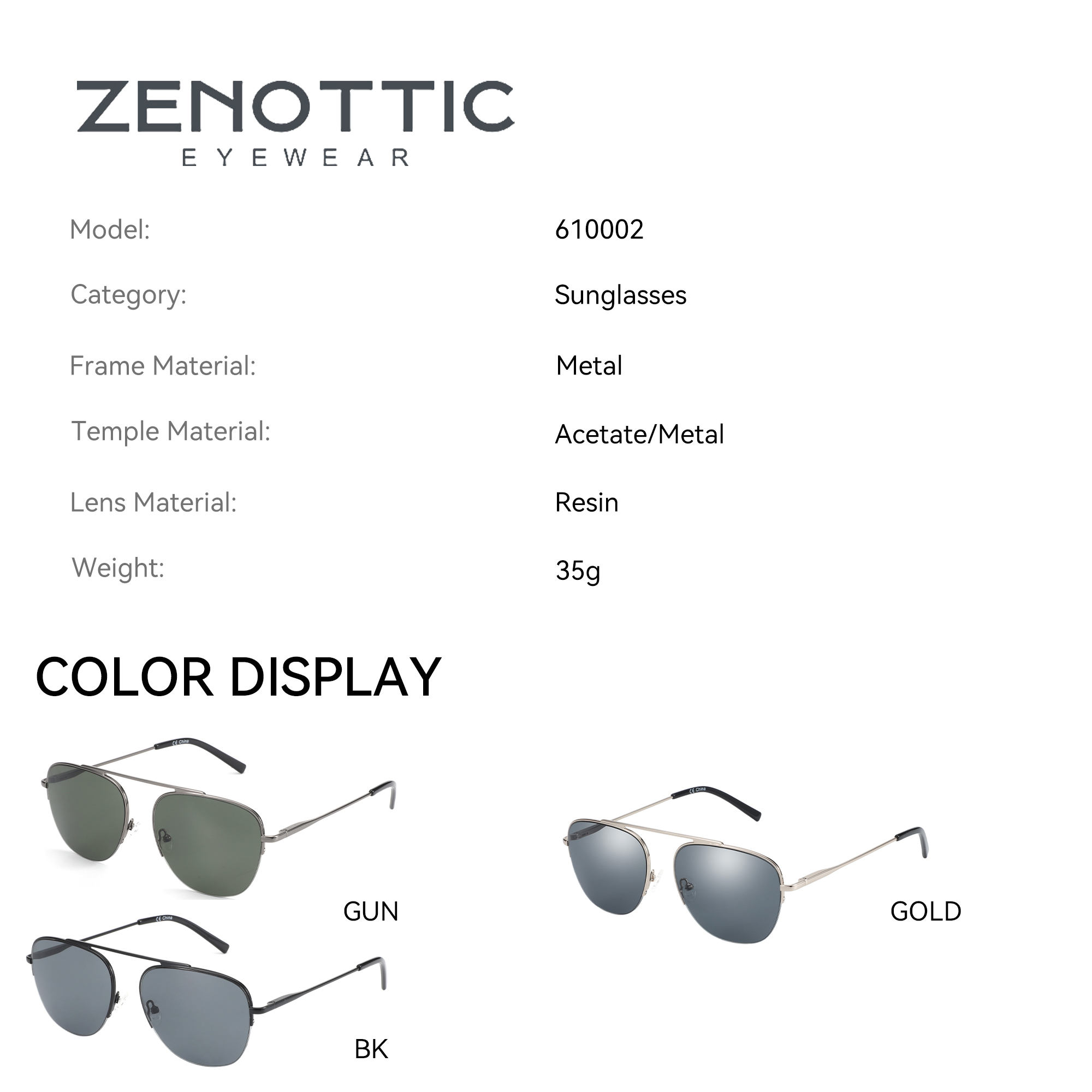 ZENOTTIC 남성용 패션 파일럿 선글라스, UV40 - Men Shoes Zegna 리뷰 및 가격