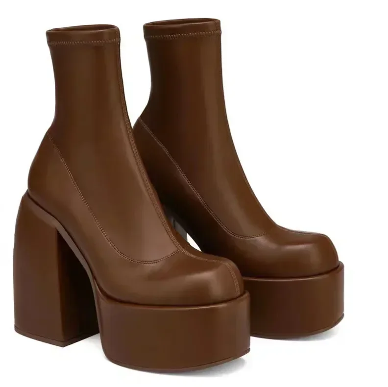 여성을위한 디자이너 발목 부츠 브랜드 여성 힐 플랫폼  - Chelsea Boots Suede 리뷰 및 가격