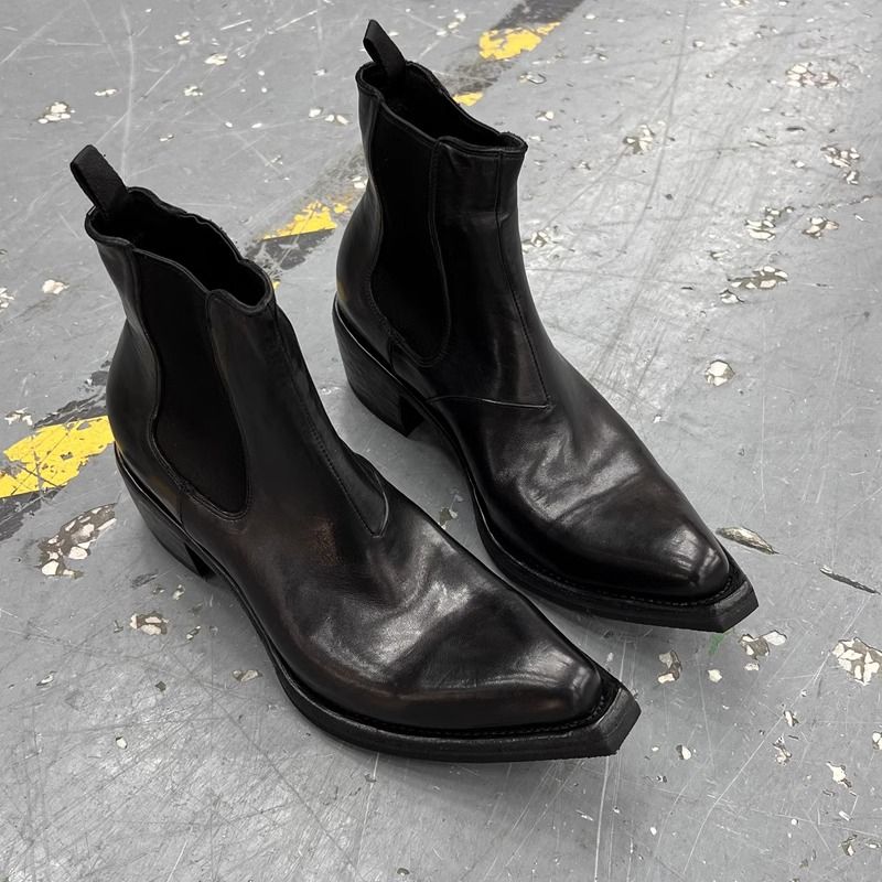 고품질 남성용 디자이너 하이탑 키높이 포인티드 토드 첼 - Men Shoes H&M 리뷰 및 가격