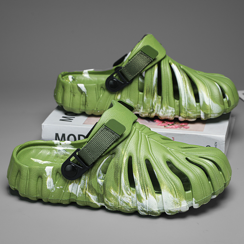 위장 샌들 Monstera Deliciosa 슬리퍼 여 - Men Shoes Eu To Us 리뷰 및 가격
