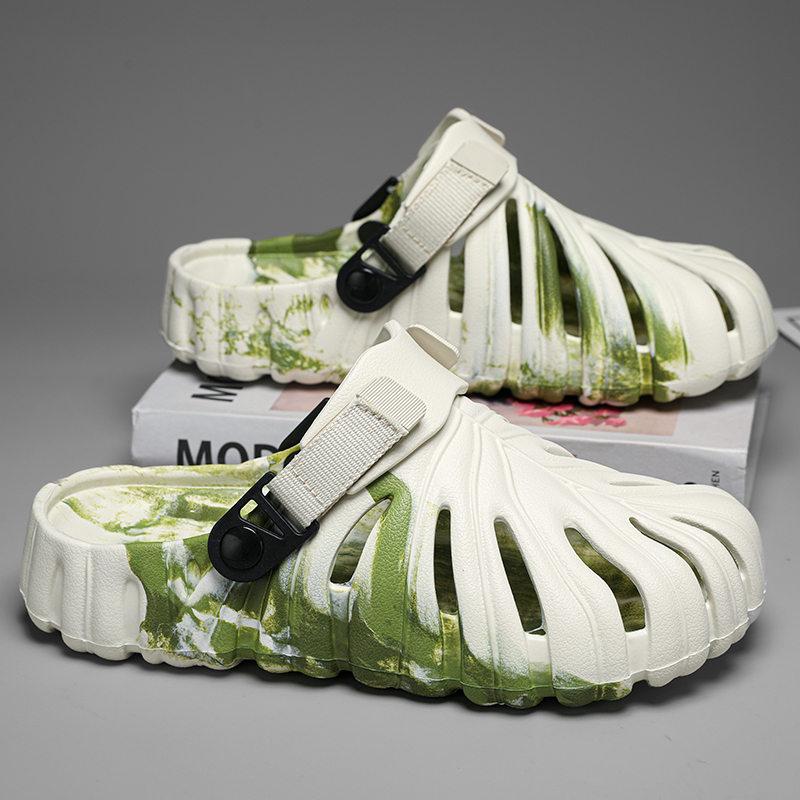 위장 샌들 Monstera Deliciosa 슬리퍼 여 - Men Shoes Eu To Us 리뷰 및 가격