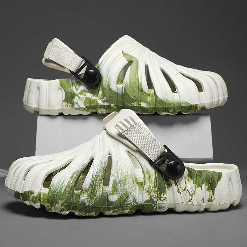 위장 샌들 Monstera Deliciosa 슬리퍼 여 - Men Shoes Eu To Us 리뷰 및 가격