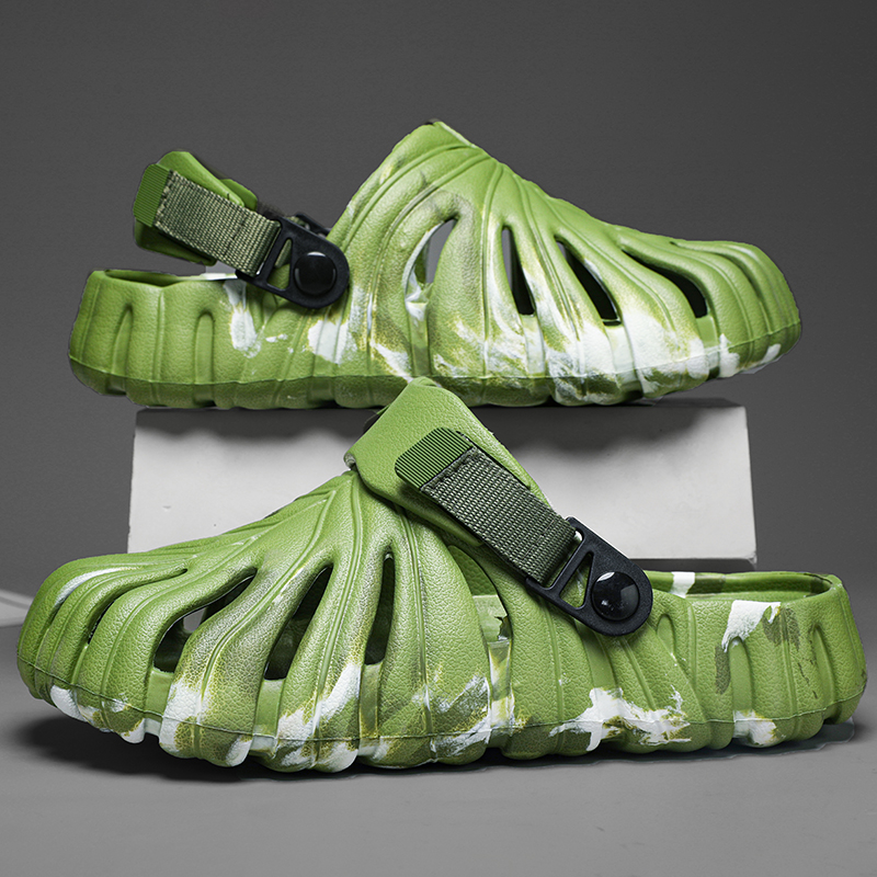 위장 샌들 Monstera Deliciosa 슬리퍼 여 - Men Shoes Eu To Us 리뷰 및 가격