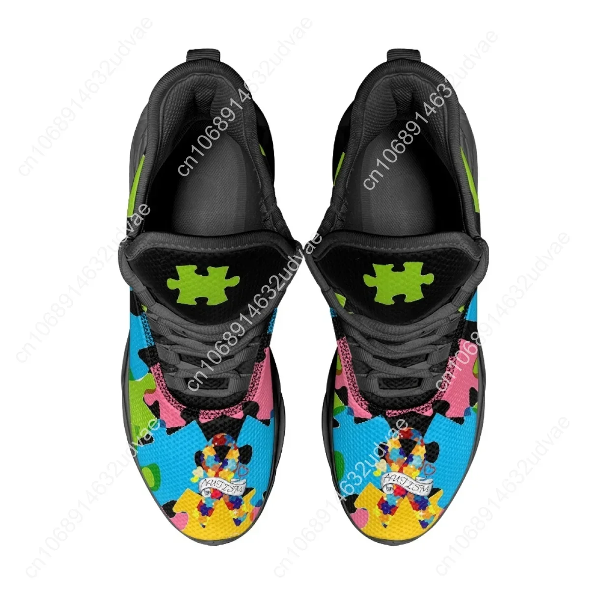자폐증 인식 스포츠 운동화 컬러 퍼즐 내구성이 뛰어난  - Men'S Shoes For Running 리뷰 및 가격
