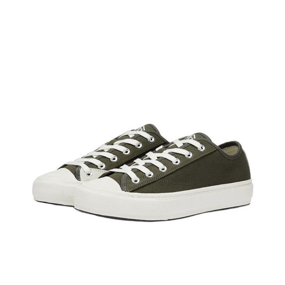 LACOSTE 로우탑 캔버스 슈즈 남성용 카키 47CM - Men Shoes Lacoste 리뷰 및 가격