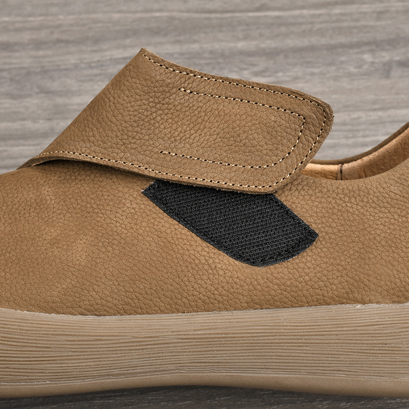남성용 2026 신상 캐주얼 로퍼 슬립온 벨크로 스트랩 - Men Shoes Velcro 리뷰 및 가격