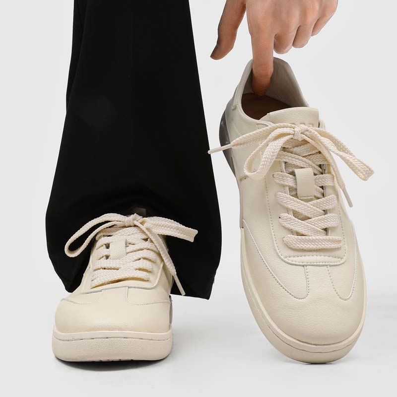 새로운 캐주얼 남성 플랫 바닥 보드화 트렌디하고 다재다 - Men Shoes H&M 리뷰 및 가격